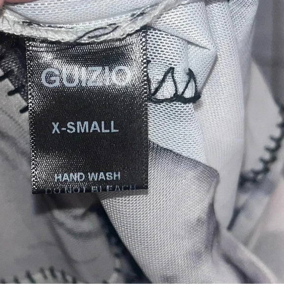 Danielle Guizio sheer print dress XS gorgeous modern statement glam core - Picture 5 of 6